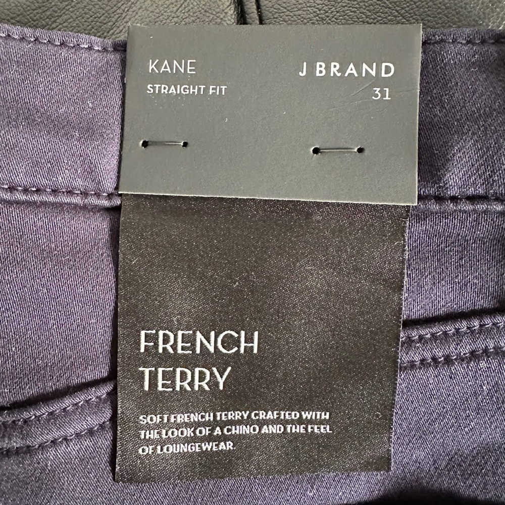 J Brand Kane Straight Fit French Terry